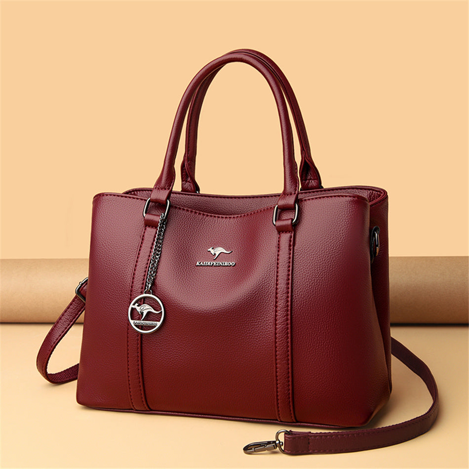 Soft Leather Handbag for Women