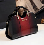 Fashionable and simple genuine leather mother bag