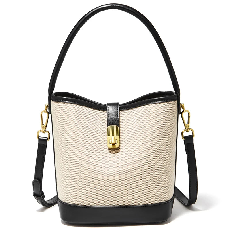 FOXER Women Small Fashion Bucket Shoulder Bag