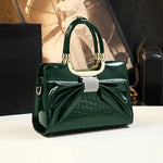 Luxury Designer Glossy Leather Evening Handbags