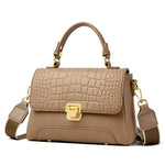 Fashion Women's Crocodile Pattern PU Leather Crossbody Bag Leisure