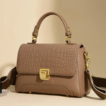 Fashion Women's Crocodile Pattern PU Leather Crossbody Bag Leisure
