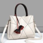 Large-capacity genuine leather women's bag