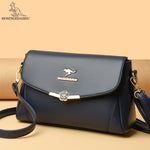 New Women's Armpit Bag Solid Color Women Crossbody Bags