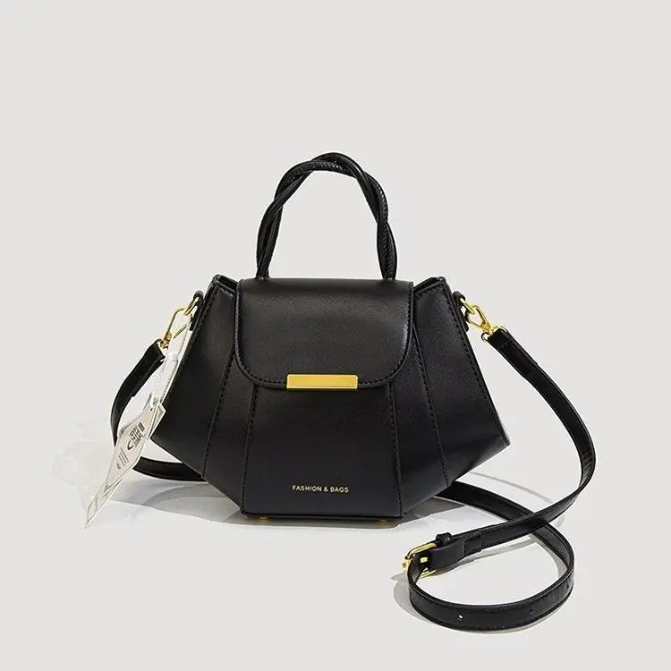 New Solid Color Fashionable Versatile High-end Texture Single ShoulderBag