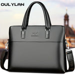 Men Leather Shoulder Bag Business For Man
