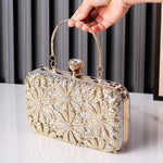 Flower Water Diamond Clutch