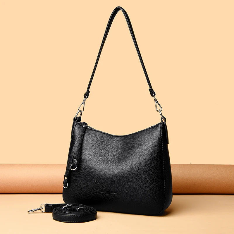 Genuine Brand Women's Soft Leather Shoulder Bags