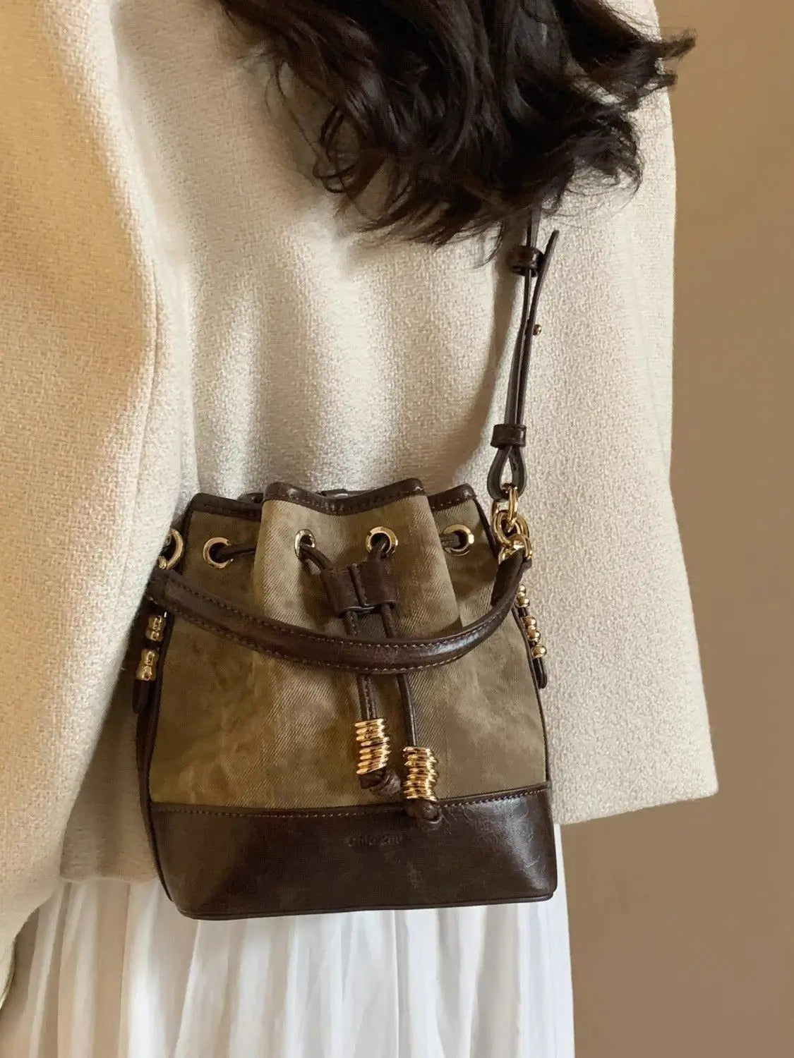 Retro Bucket Bag