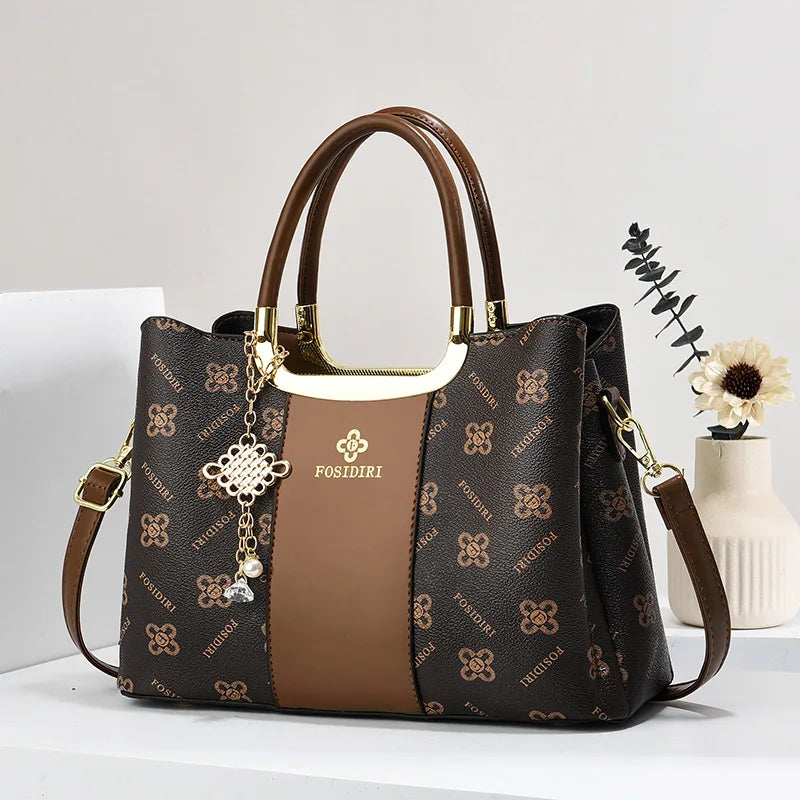 Women's Leather Large Capacity Handbag