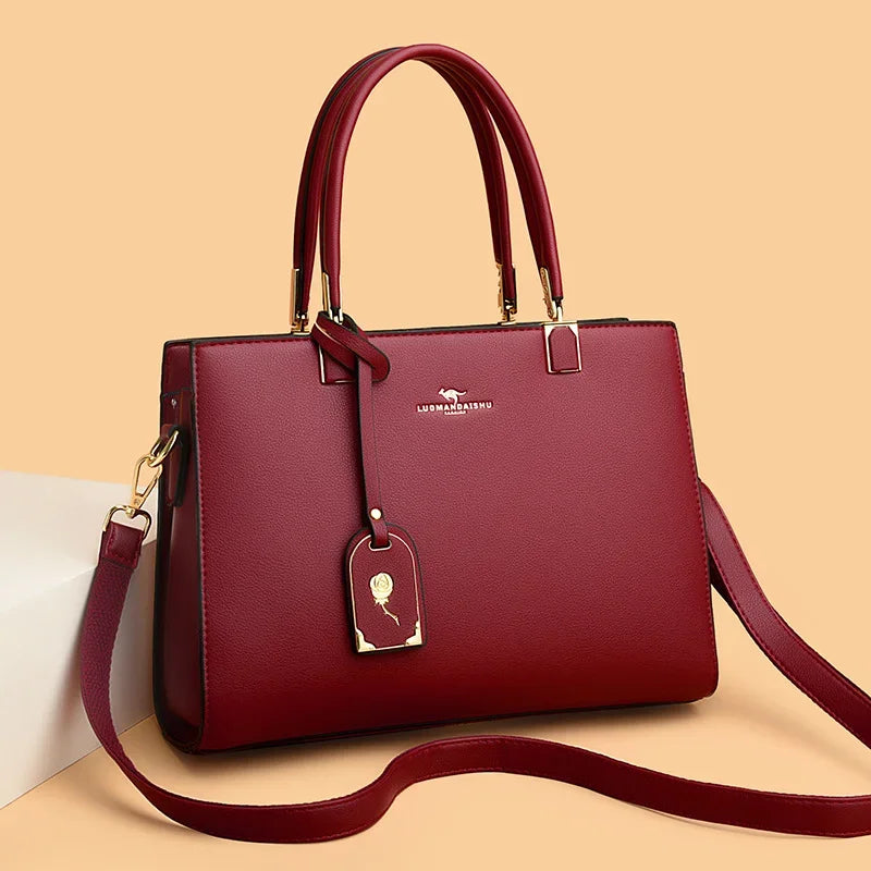 Women Microfiber Synthetic Leather Handbags