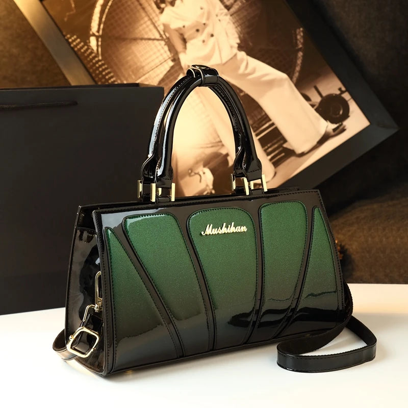 Personality Splicing Women Bag