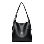 Luxury Leather Bucket Shoulde Tote
