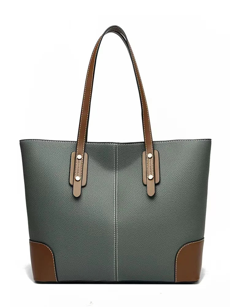 Solid Color Buckets Bag for Women