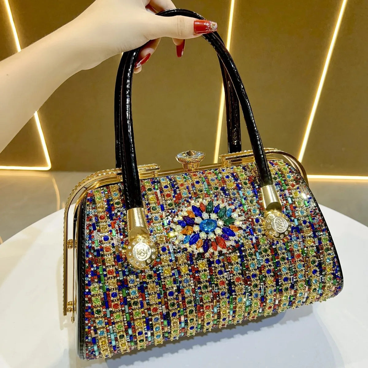 Diamond Studded Rhinestone Bag
