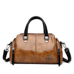 High Quality Soft Leather Top-handle Bags