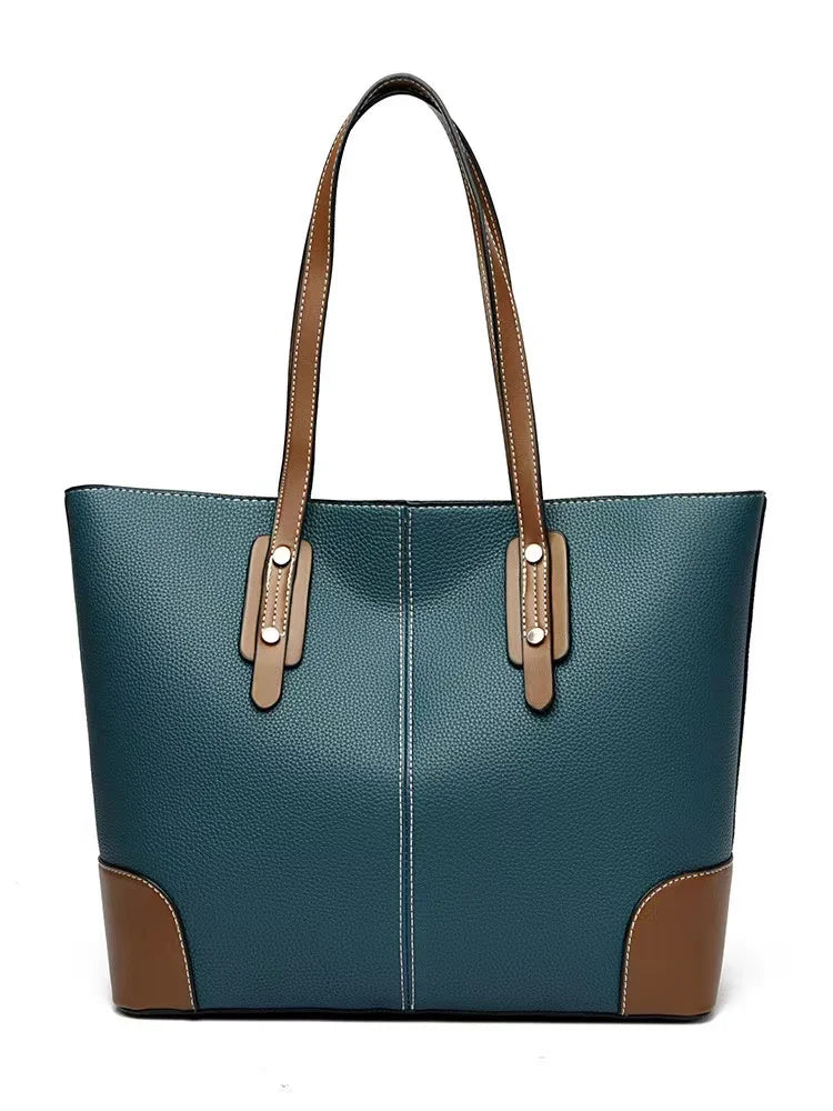 Solid Color Buckets Bag for Women