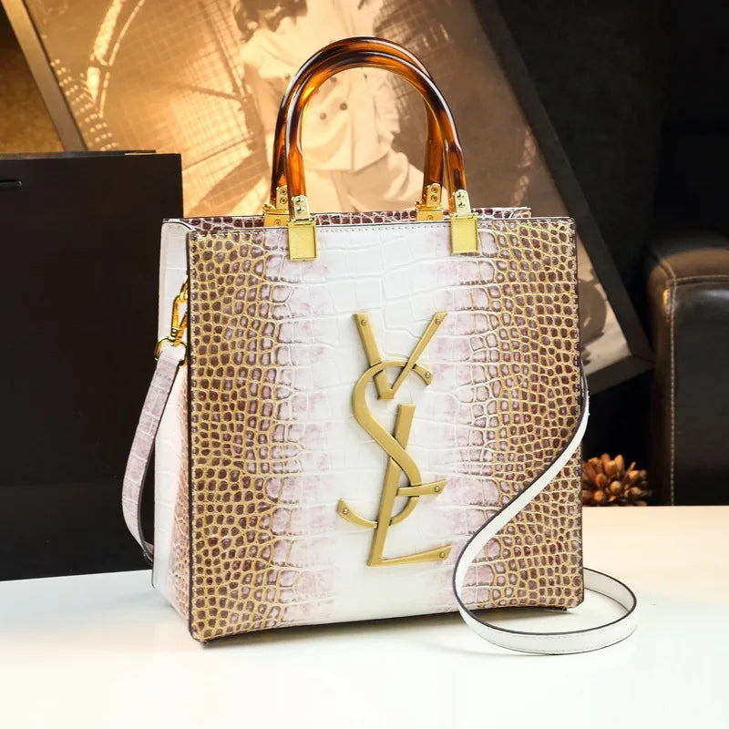 New Spring All-match Alligator Pattern Atmosphere Middle-aged Bag
