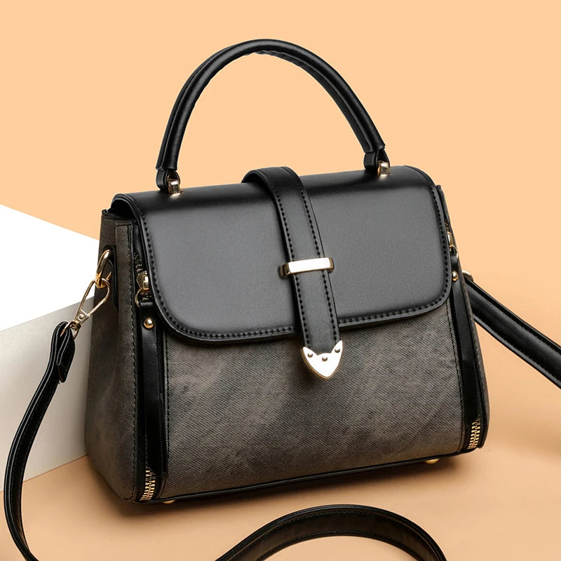 Fashion Luxury Design PU Leather Women Small Shoulder Crossbody Bags