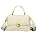 Fashion Women's Crocodile Pattern PU Leather Crossbody Bag Leisure