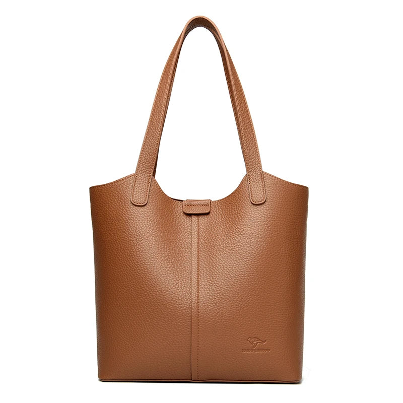 Women PU Leather Handbags Ladies Large Tote Bag