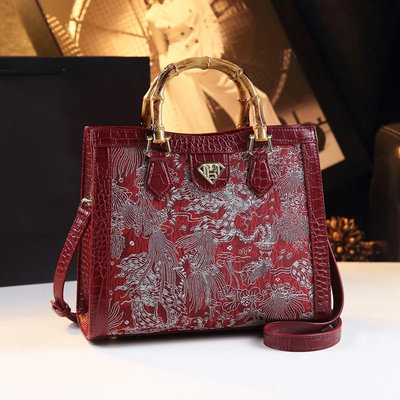 Luxury Fashion Genuine Leather Women Handbags