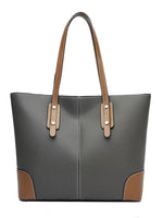 Solid Color Buckets Bag for Women