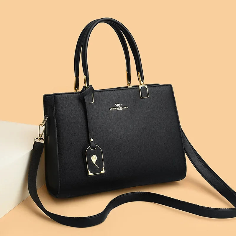 Women Microfiber Synthetic Leather Handbags