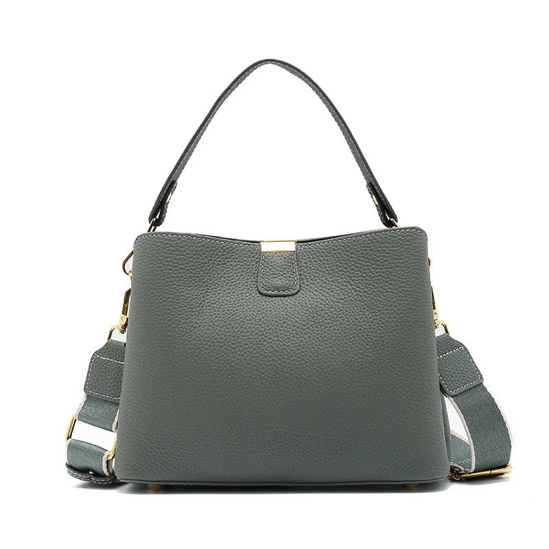 100% Genuine Leather Women's Crossbody Bag