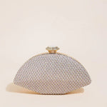 Elegant Crystal Diamond Shiny Banquet Clutch
