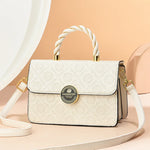 Luxury Embossed Leather Flap Shoulder & Crossbody Bag