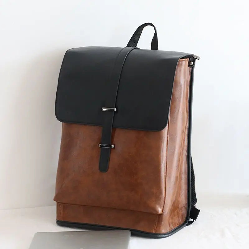 High-end British style structured backpack for laptops