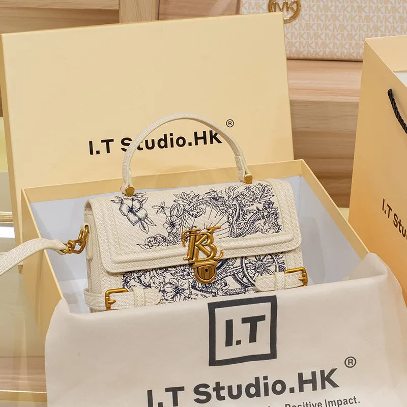 High-end texture summer designer single shoulder crossbody bag