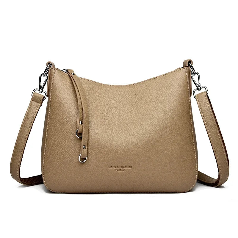 Genuine Brand Women's Soft Leather Shoulder Bags