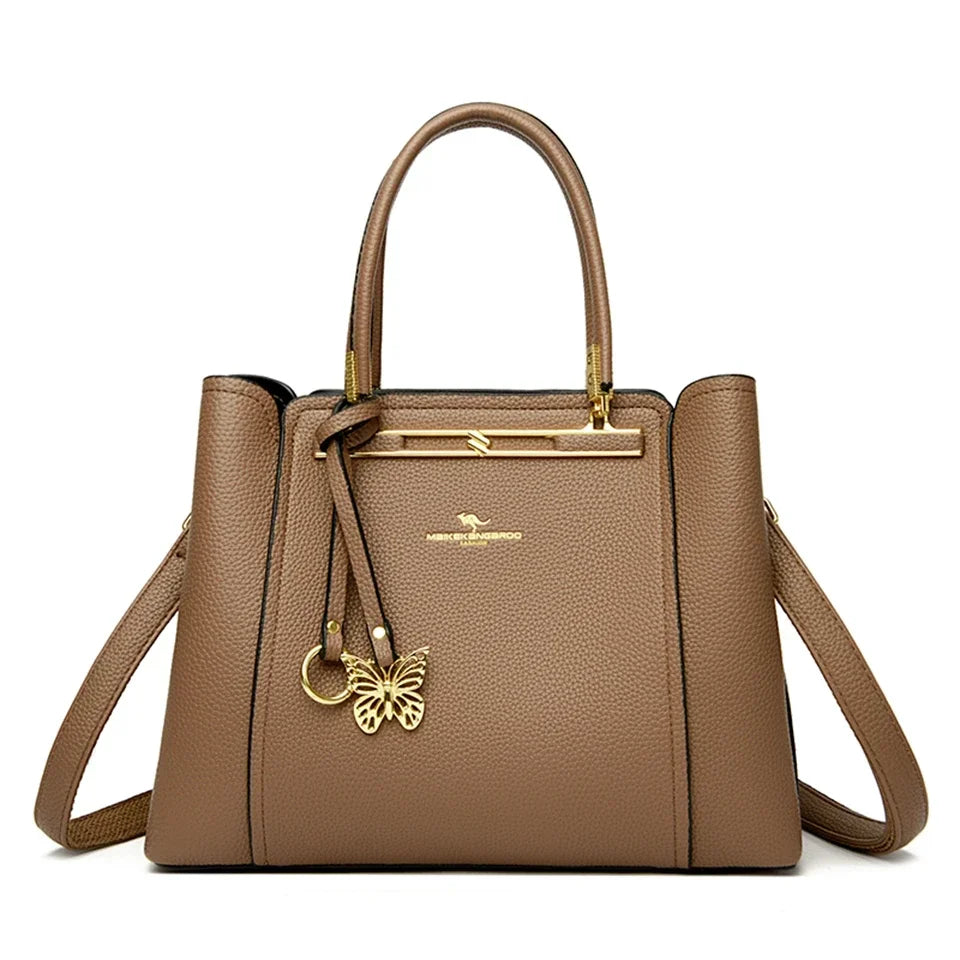 Soft Leather Luxury Handbags Women Bags