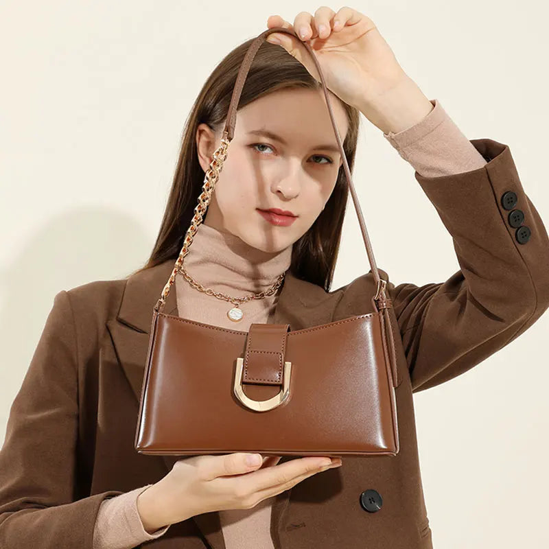 Genuine LeatherAdjustable Shoulder Bags