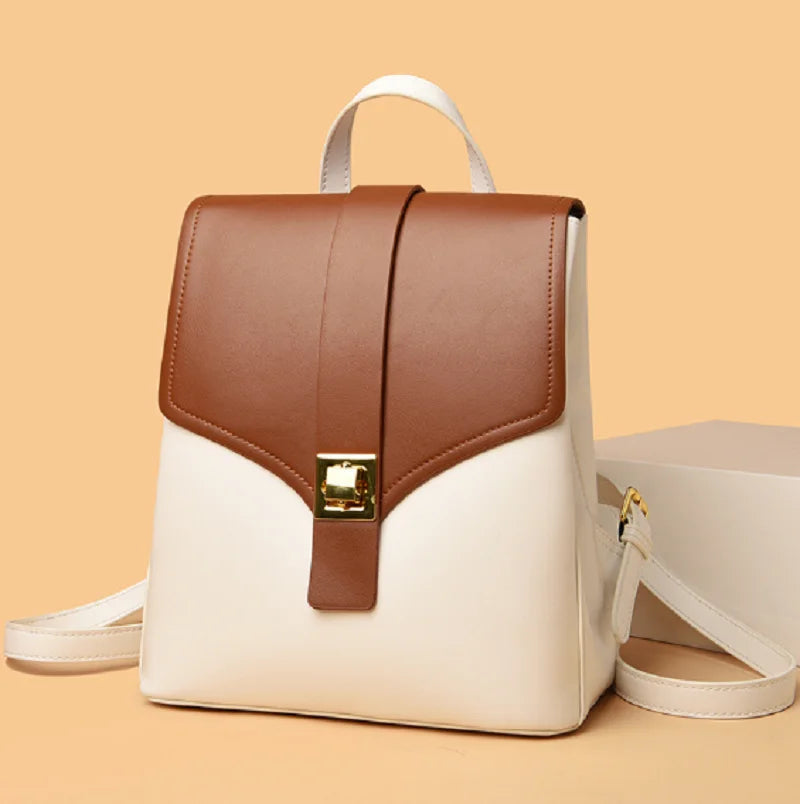 Stylish women's bag with stolen lock