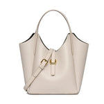 New Genuine Leather Women Bucket Tote Bag