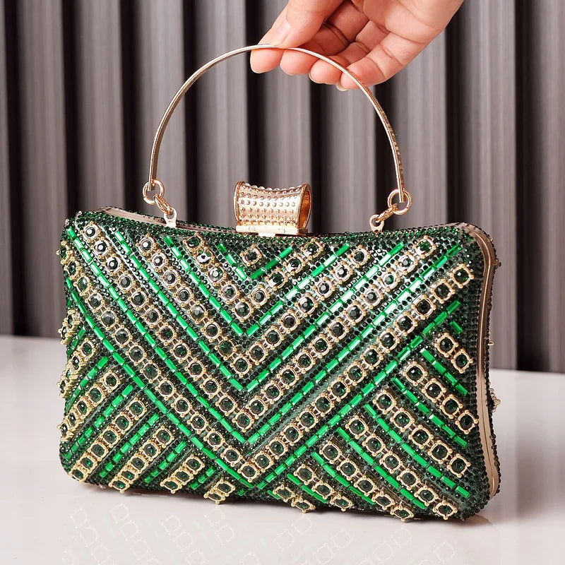Designer Diamond Bling Clutch