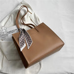3 Layers Large Leather Tote Bags