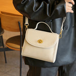 Cowhide Genuine Leather Women Crossbody Bag