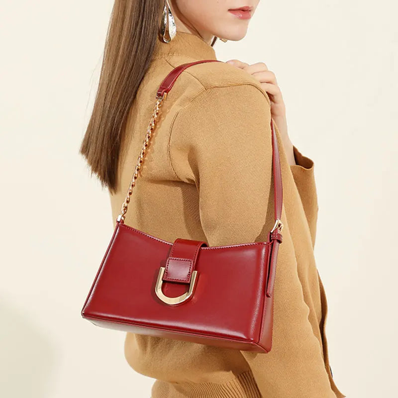 Genuine LeatherAdjustable Shoulder Bags