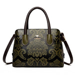 Luxury Flower Pattern Designer Handbag