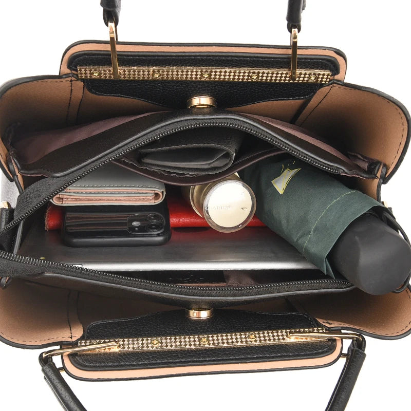 Women Luxury Designer Soft Leather Handbags