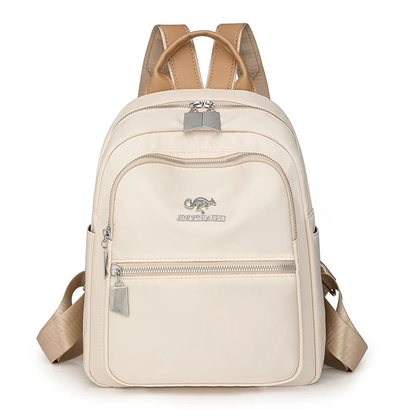 New Fashion Ladies Large Capacity Solid Color Nylon Lightweight Bags