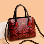 Luxury Flower Pattern Designer Handbag