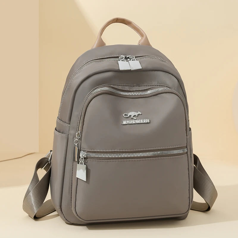 New Fashion Ladies Large Capacity Solid Color Nylon Lightweight Bags