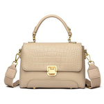 Fashion Women's Crocodile Pattern PU Leather Crossbody Bag Leisure