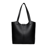 Women PU Leather Handbags Ladies Large Tote Bag