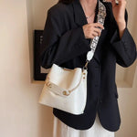 Advanced Texture Large Capacity Bucket Bag